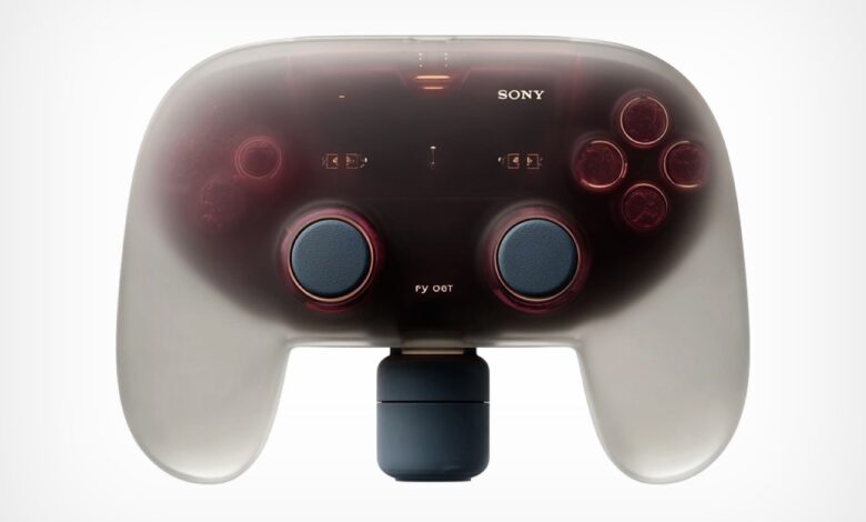 Sony apresenta controle de jogo com design transparente inspirado em ‘goo’