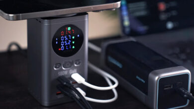 Inovadora carregador 180W permite medir energia em tempo real