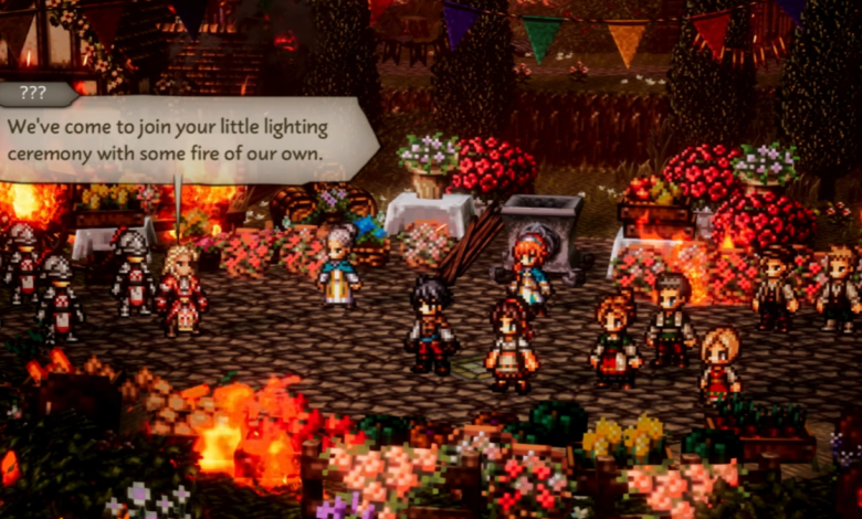 Octopath Traveler 0 adiciona criador de personagens e construção de cidades