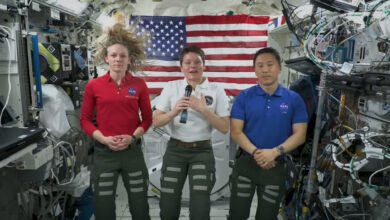 NASA envia mensagem do Dia da Independência da ISS