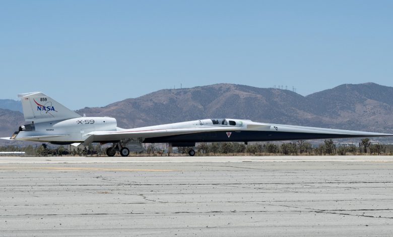 NASA realiza primeiro teste do jato supersônico X-59