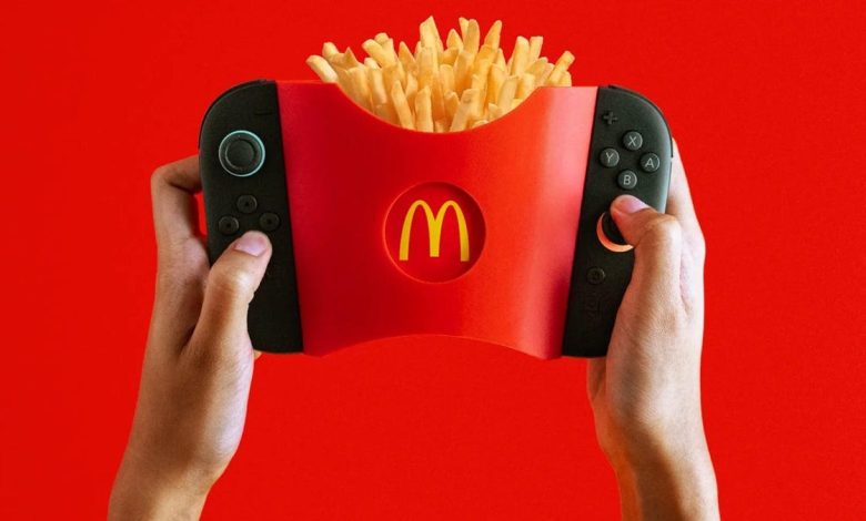 Switch 2 permite desfrutar batatas fritas enquanto joga