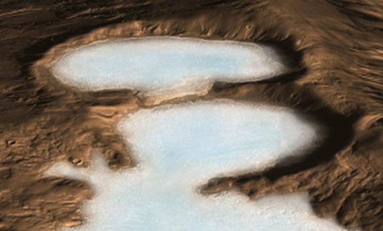NASA revela que glaciares em Marte são de gelo puro