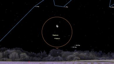 NASA observa passagem da Lua perto de Saturno e Netuno em 15 de julho