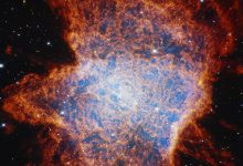 JWST revela beleza na morte de estrela em nova órbita
