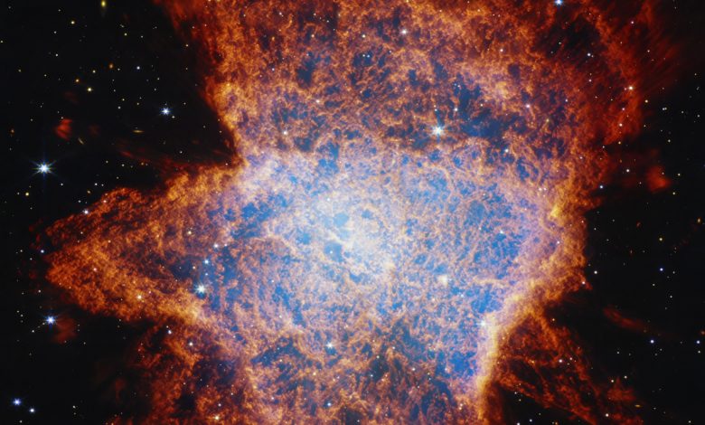 JWST revela beleza na morte de estrela em nova órbita