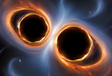 Gravitational waves revelam fusão de buracos negros massivos