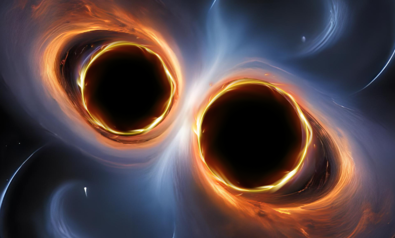 Gravitational waves revelam fusão de buracos negros massivos