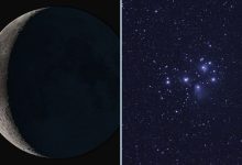 NASA observa a lua cruzar as Plêiades em 20 de julho