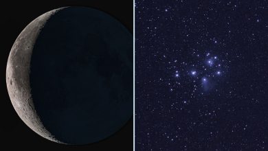 NASA observa a lua cruzar as Plêiades em 20 de julho