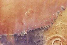 ESA revela cores vibrantes de Marte em nova imagem satelital