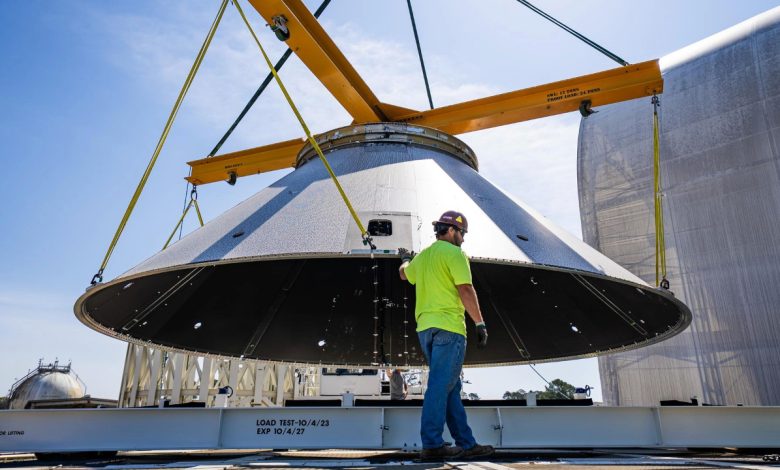 NASA prepara foguete para missão Artemis IV à Lua