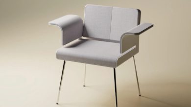 Cadeira minimalista redefine mobiliário com elegância e praticidade