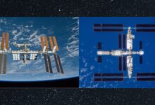 NASA observa estação Tiangong e ISS no céu da madrugada