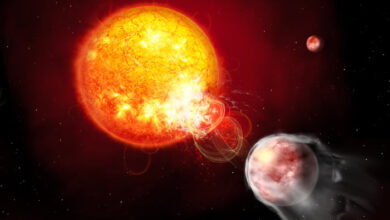 Recently-Discovered Exoplanet Triggers Flares on Its Parent Star