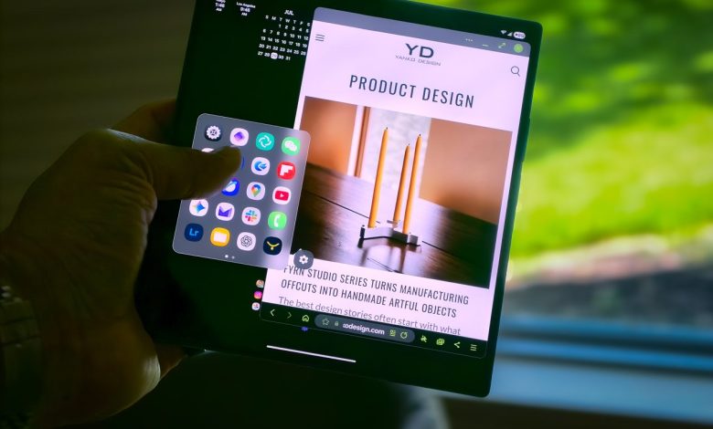 Z Fold7 transforma design de navegação em gestos