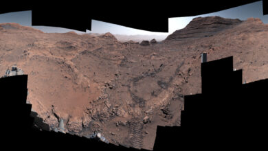 NASA observa 'teias de aranha' em Marte com rover Curiosity
