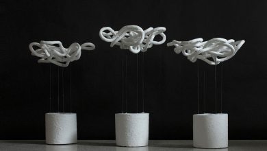 Sculptural LOOPS apresenta luminária que cria sombras dramáticas