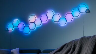 Linkind apresenta painéis hexagonais LED que se comunicam