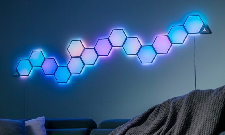Linkind apresenta painéis hexagonais LED que se comunicam