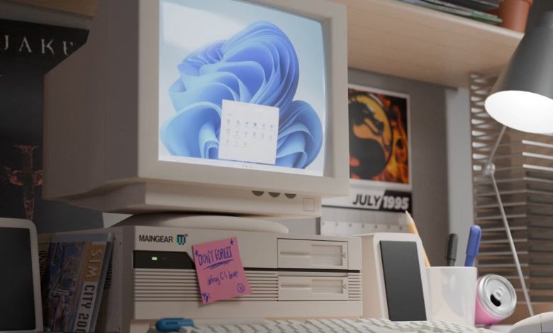 MainGear lança desktop poderoso com design retrô dos anos 90