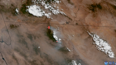 Satélites monitoram incêndios no Grand Canyon em 4.000 acres