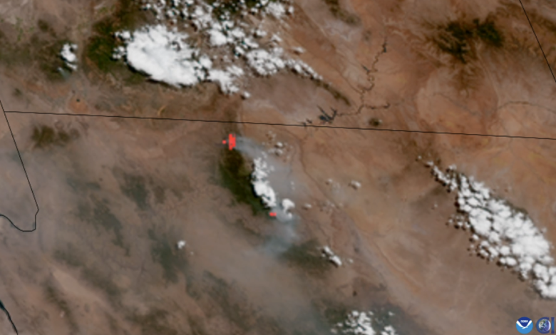 Satélites monitoram incêndios no Grand Canyon em 4.000 acres