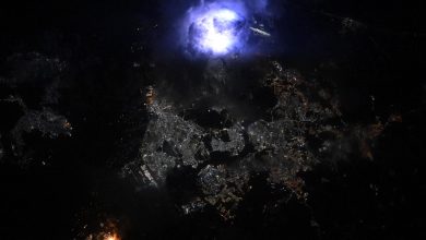 NASA observa raio da ISS em imagem do dia 29 de julho