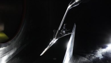 NASA testa X-59 em túnel de vento supersônico
