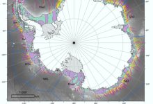 This map shows 332 submarine canyon networks on the seafloor of the Antarctic continent. Image credit: Riccardo Arosio & David Amblas, doi: 10.1016/j.margeo.2025.107608.