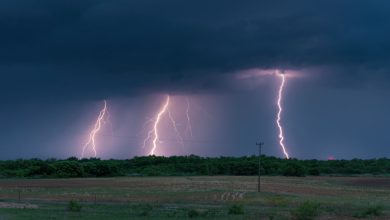 Satélites meteorológicos registram relâmpago de 830 km