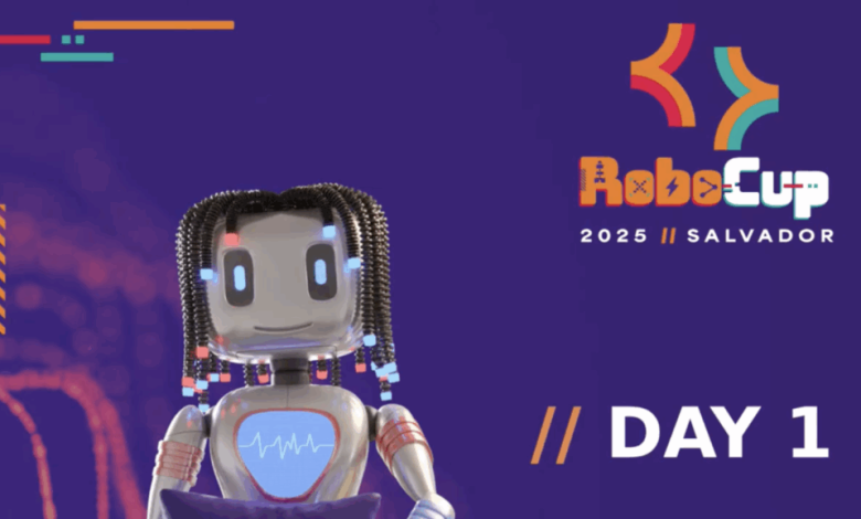 Robôs da RoboCup2025 competem em livestream global