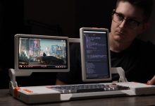 Split Screen Cyberdeck traz design retro-futurista produtivo