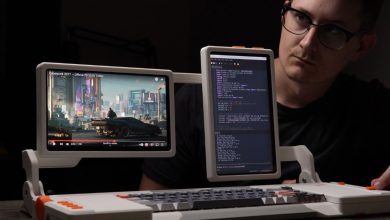 Split Screen Cyberdeck traz design retro-futurista produtivo