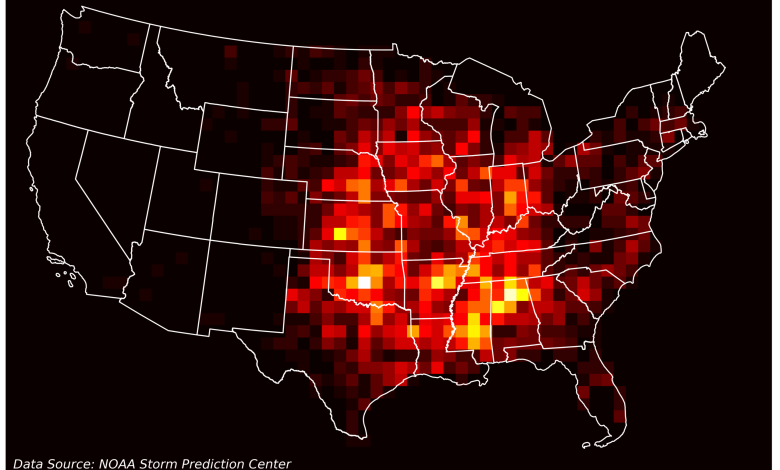 Python sobrepõe heatmap a mapa real com machine learning