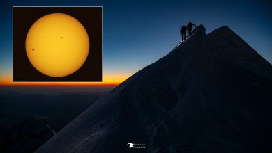 ESA captura imagem do sol a partir de montanha a 3.700 km