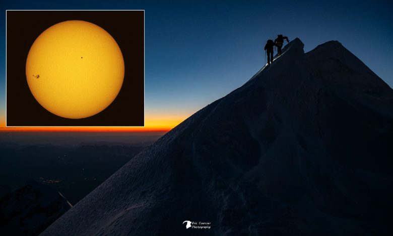 ESA captura imagem do sol a partir de montanha a 3.700 km