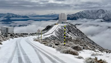 SOAR Telescope registra neve durante missão de pesquisa em Chile