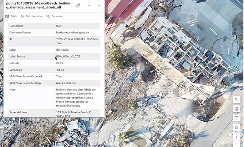 AI transforma imagens de drones em mapas para emergência
