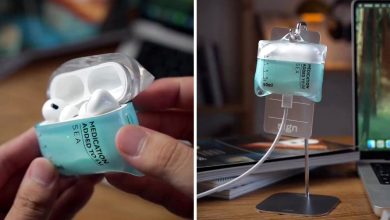 AirPods ganham design de bolsa de soro para injetar música