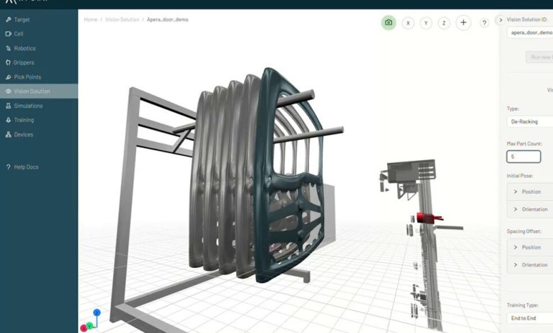 Apera AI atualiza estúdio de design e treino com robôs