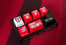 KFC e Asus ROG lançam keycaps temáticas com design exclusivo