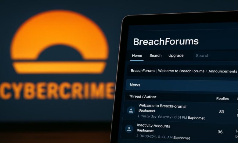 BreachForums retorna ao endereço original da dark web