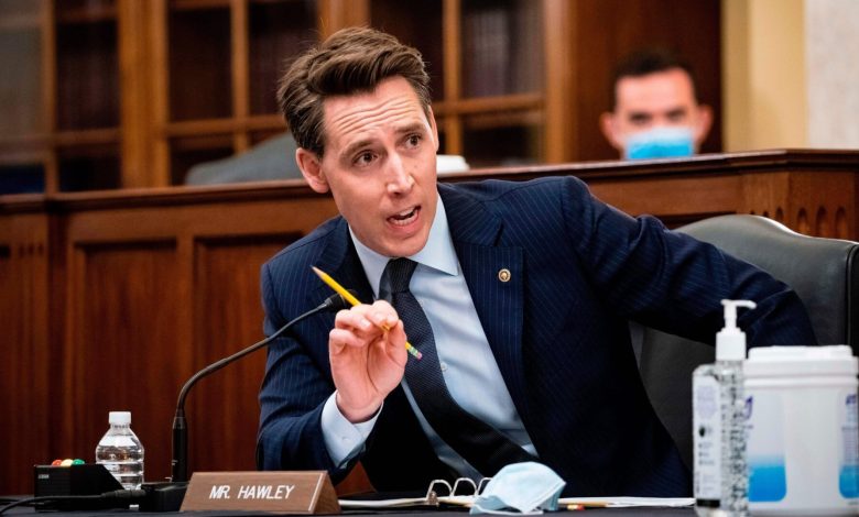 Josh Hawley propõe cheques de reembolso para impactos de tarifas