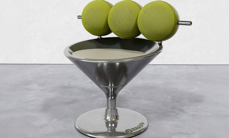 Cadeira Martini traz originalidade ao mobiliário de estúdio