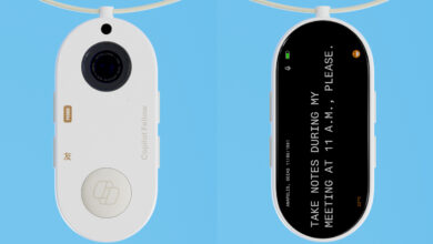 Copilot Fellow apresenta pendente AI que é como um amigo
