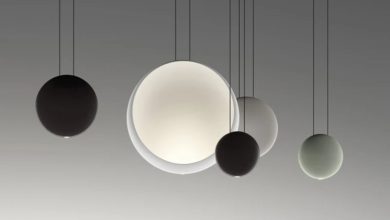 Design moderno com peças decorativas inspiradas no cosmos