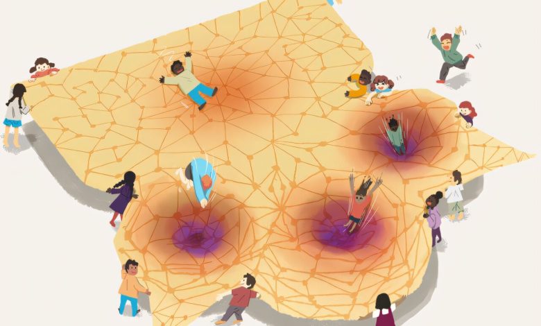 Redes neurais curvas melhoram memória em IA por design geométrico