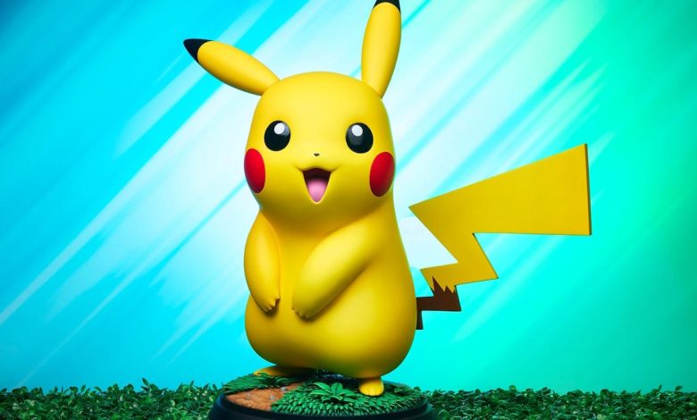 Estátua de Pikachu realista disponível por um preço alto