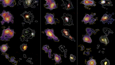 NASA revela estruturas ocultas nas primeiras galáxias